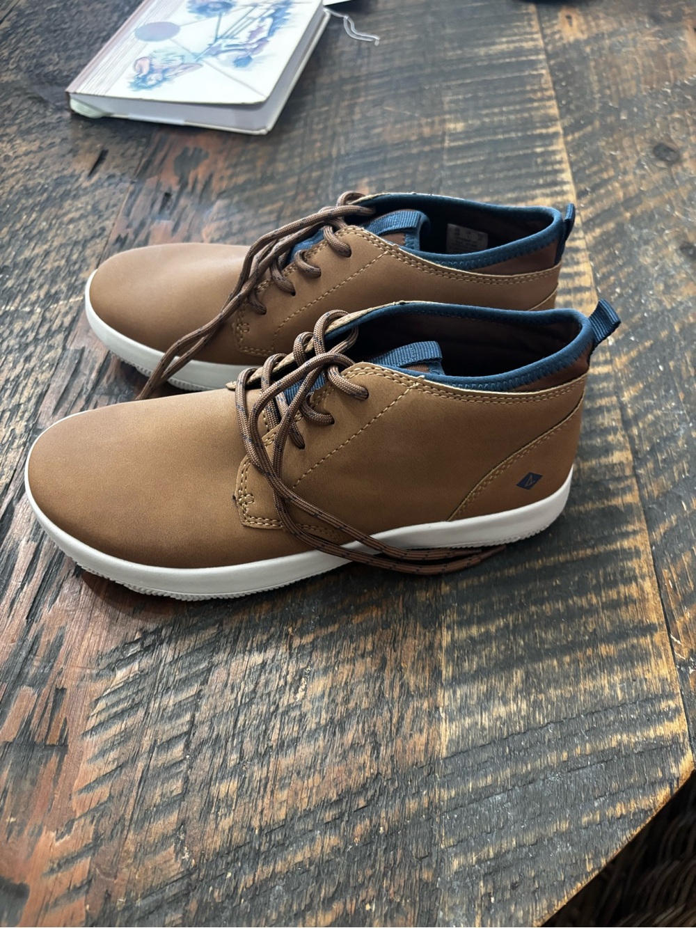 Sperry Boys chukka boots size 3 - Picture 4 of 7
